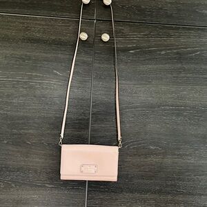 EUC Kate Spade NY Pale Pink Crossbody-Clutch